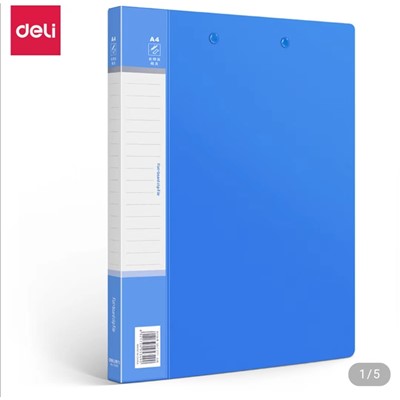 得力5349文件夾A4文件夾雙強(qiáng)力夾資料夾插頁試卷夾